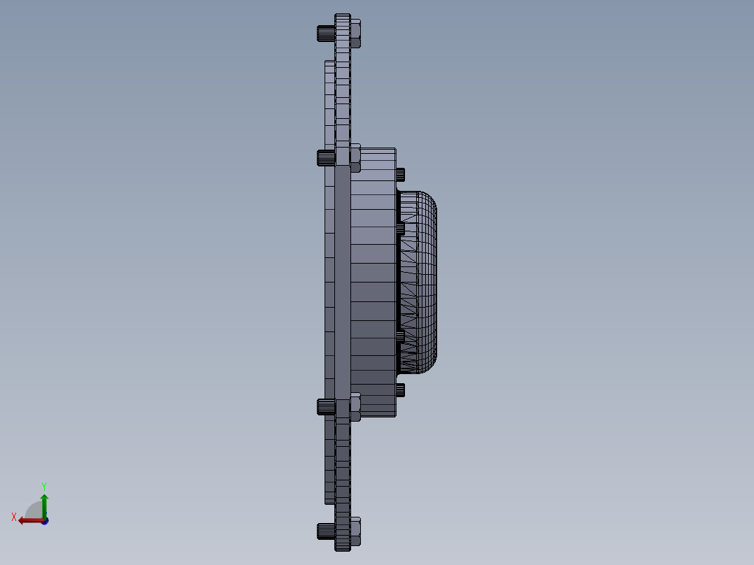 锯台设备后视图