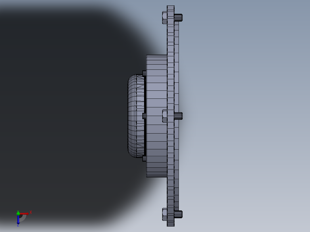 锯台设备俯视图
