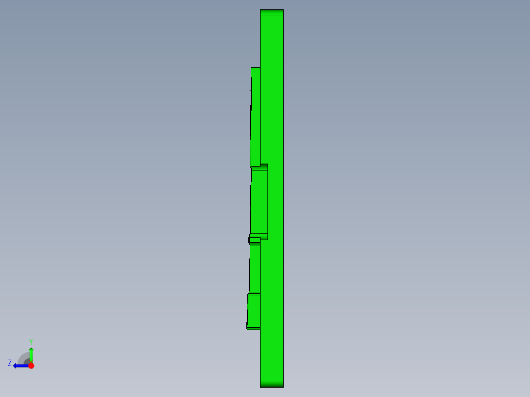 UX5304-D-笔记本CNC工装夹具三维模型CNC1-220609右视图