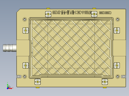 W7600-A-笔记本CNC工装夹具三维模型CNC1铣PL面+避位-201209前视缩略图
