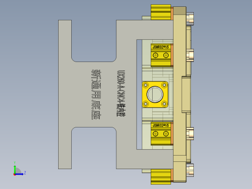 W7600-A-笔记本CNC工装夹具三维模型CNC1铣PL面+避位-201209左视缩略图