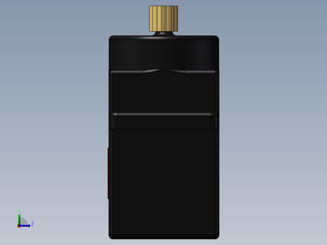 银燕舵机左视图