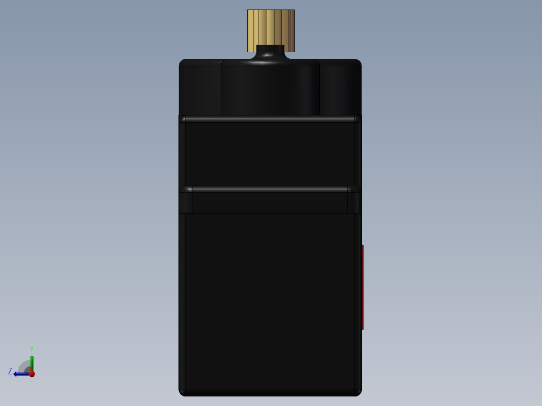 银燕舵机右视图