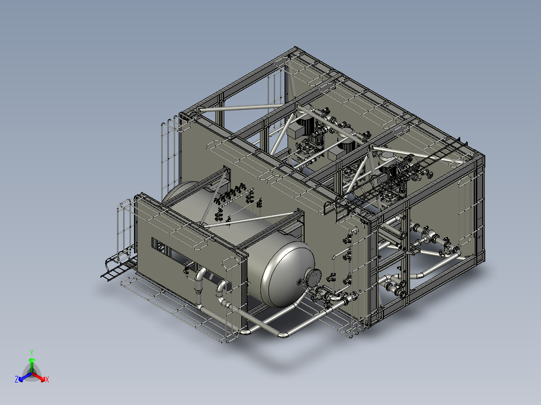 A3003471-冷凝模块正等轴测图