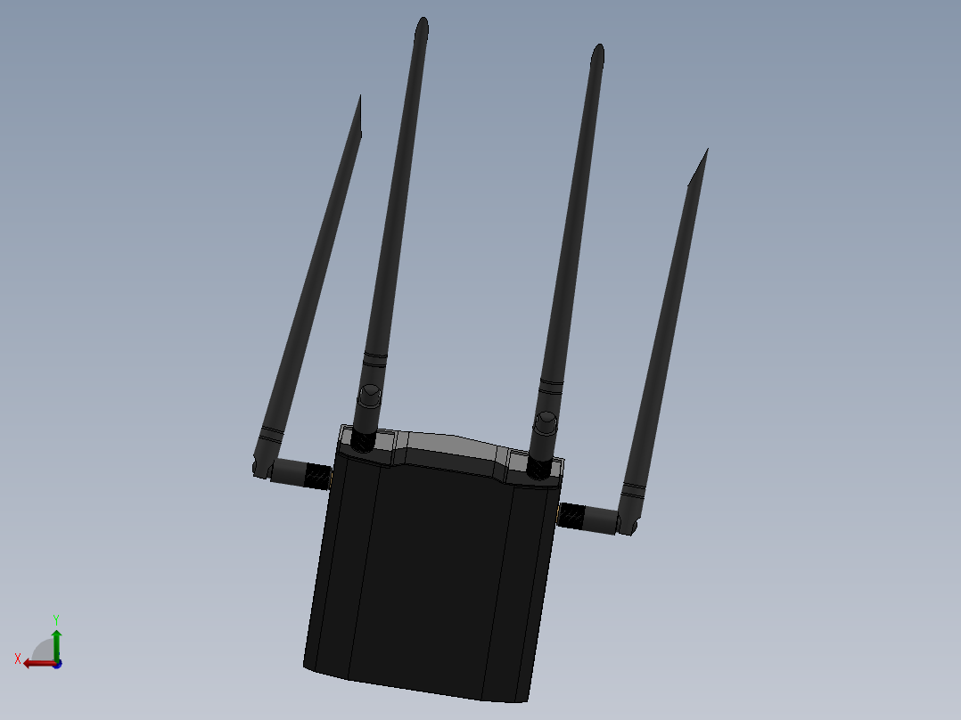 网络设备(9)后视图
