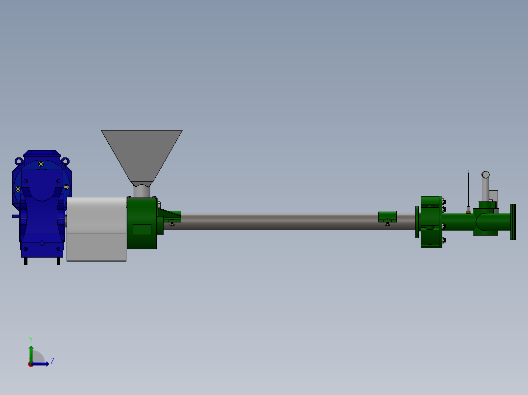 农业机械、播种机(52)左视图