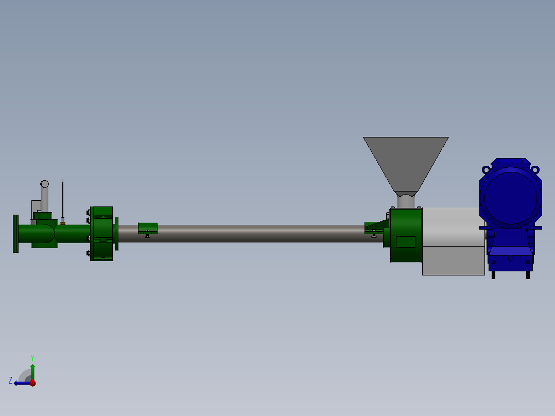 农业机械、播种机(52)右视图