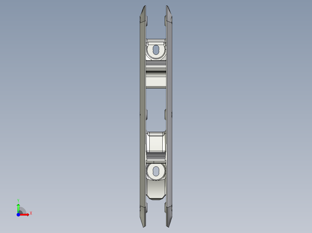 框架 125 毫米前视图