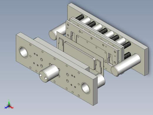 方盖带浮动凸模拉深模