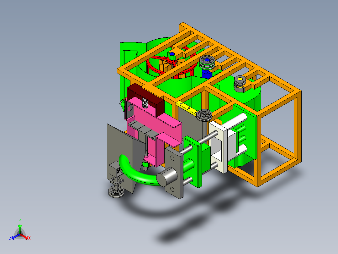 秸秆打包机设计（含三维+二维+说明书）