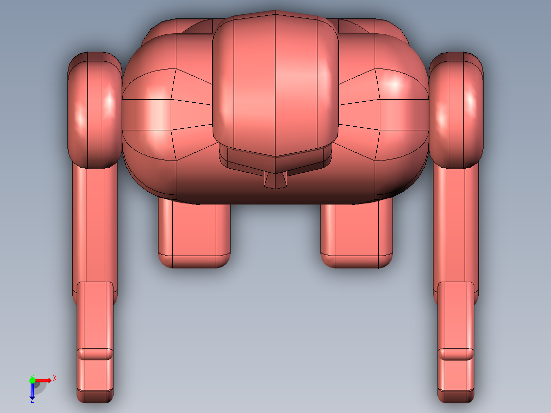 1.8米流水线作业人体模型俯视图