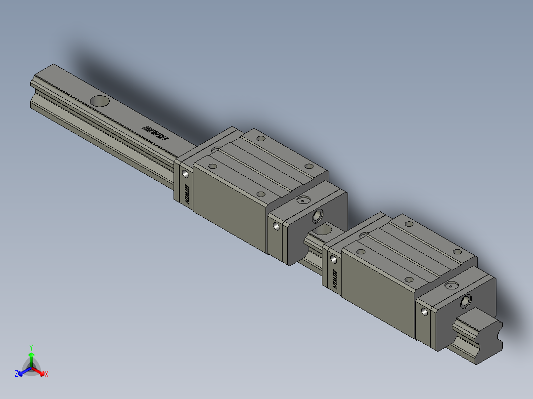 HGH15CA2R240Z0C正等轴测图