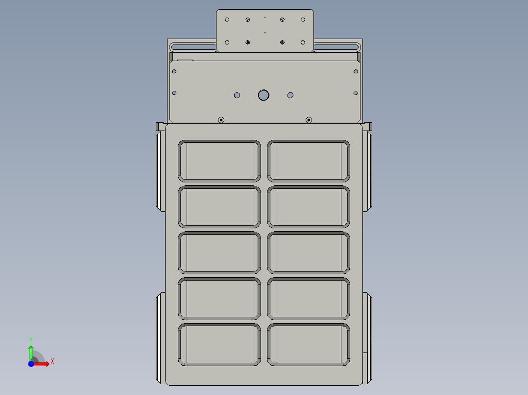 上下料模组前视图