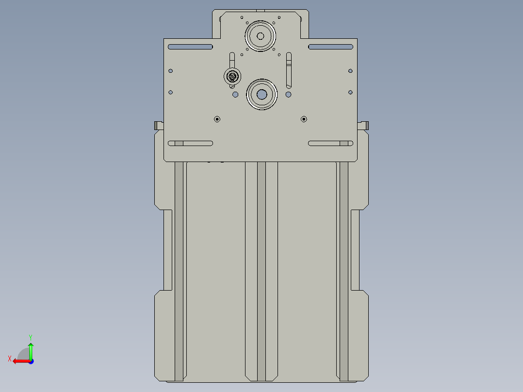 上下料模组后视图