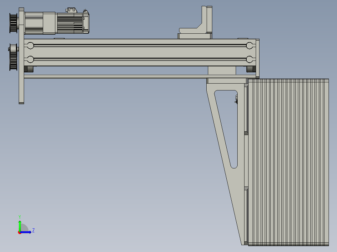 上下料模组左视图