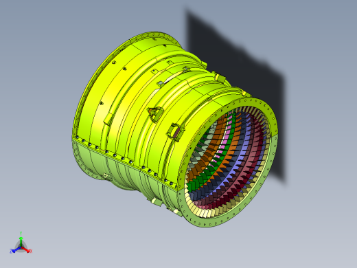 中等推力涡轮喷气发动机