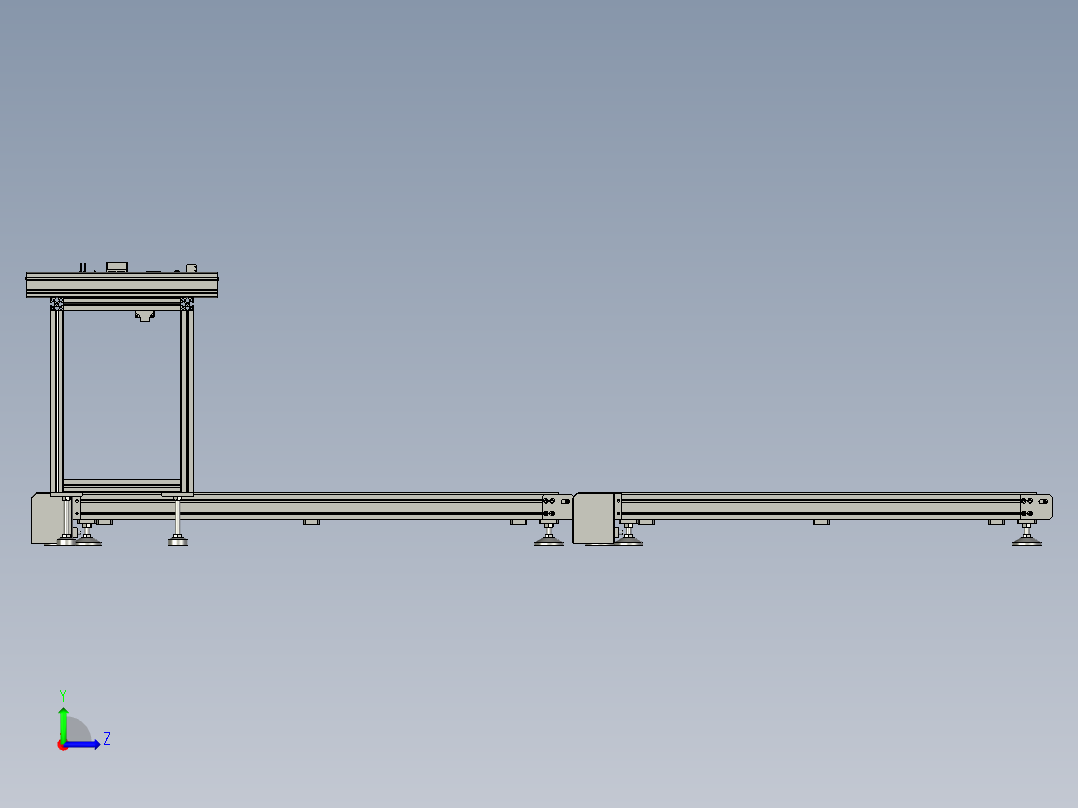 CZXD0328-01压合回流线左视图