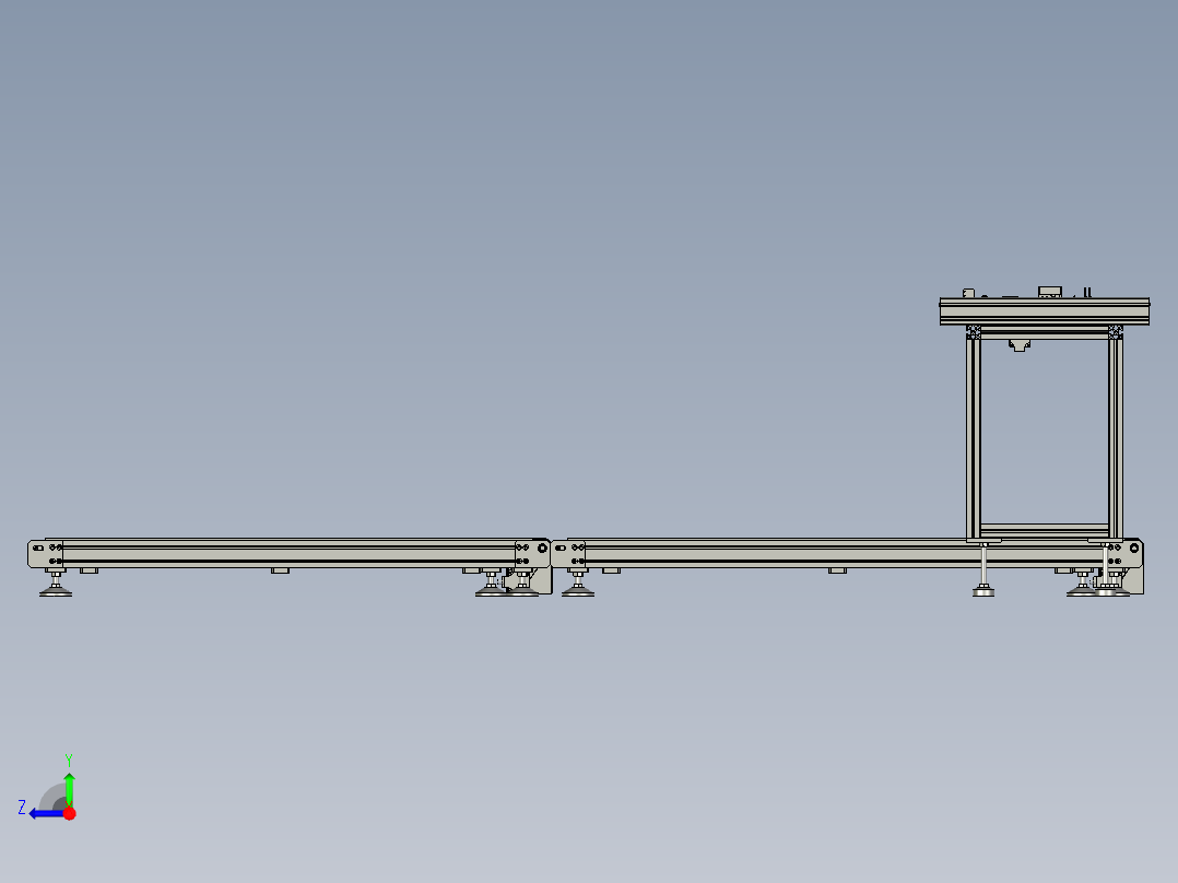 CZXD0328-01压合回流线右视图