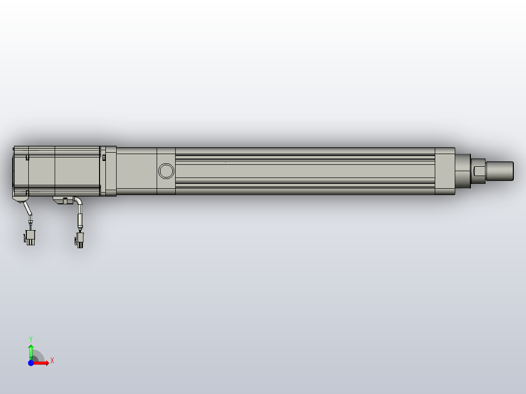 轻载电动缸TPA-ESR63-2010C-L300-M-TC-W-P75-C3前视图