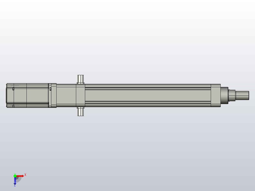 轻载电动缸TPA-ESR63-2010C-L300-M-TC-W-P75-C3俯视图