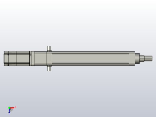轻载电动缸TPA-ESR63-2010C-L300-M-TC-W-P75-C3俯视缩略图