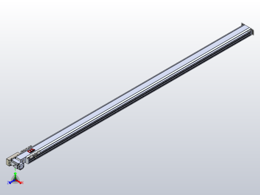 皮带直线轴半封闭可选导轨TPA-HNB-120D-110-L2650-ML-Y-P40-N3