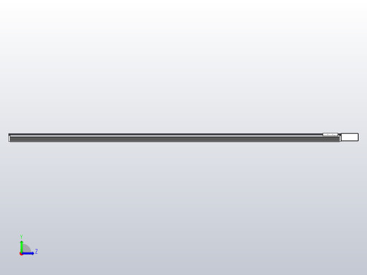 皮带直线轴半封闭可选导轨TPA-HNB-120D-110-L2650-ML-Y-P40-N3左视缩略图