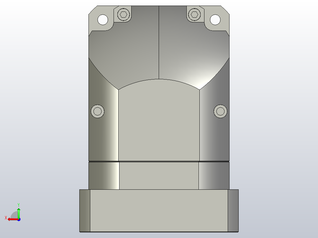 ZJGH115-L2 22-110-145-M8精密型ZJGH115转角行星减速机后视图