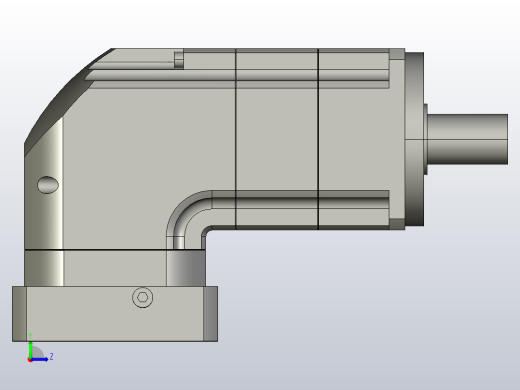 ZJGH115-L2 22-110-145-M8精密型ZJGH115转角行星减速机左视缩略图