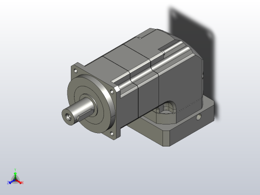ZJGH115-L2 22-110-145-M8精密型ZJGH115转角行星减速机正等轴测缩略图