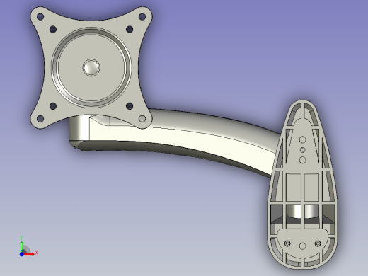 FE111W显示器支架长臂猿前视缩略图