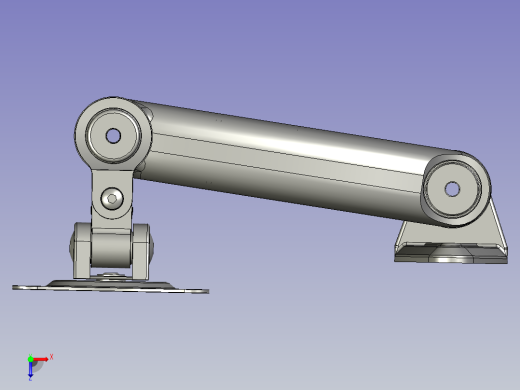 FE111W显示器支架长臂猿俯视缩略图