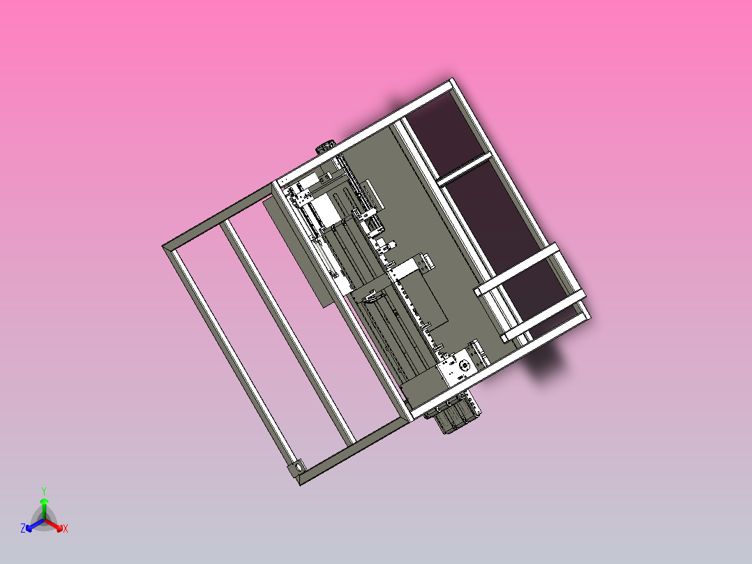 皮带传输设备主视图