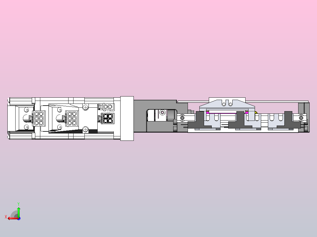 KK模组KK40-100A1-F0 行程35mm后视图