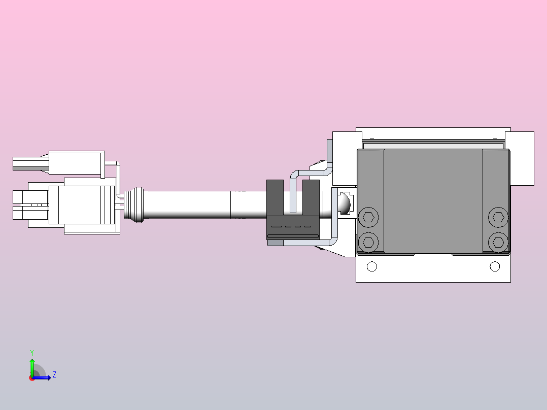 KK模组KK40-100A1-F0 行程35mm左视图