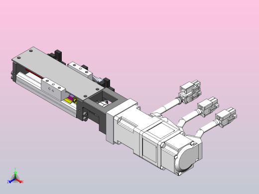 KK模组KK40-100A1-F0 行程35mm正等轴测缩略图