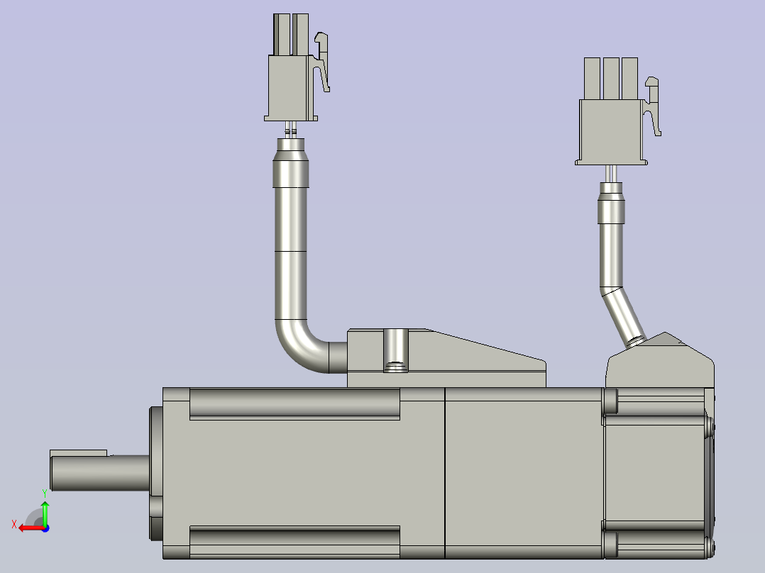 MSMF012L1V2100w低惯量增量型有刹车后视图