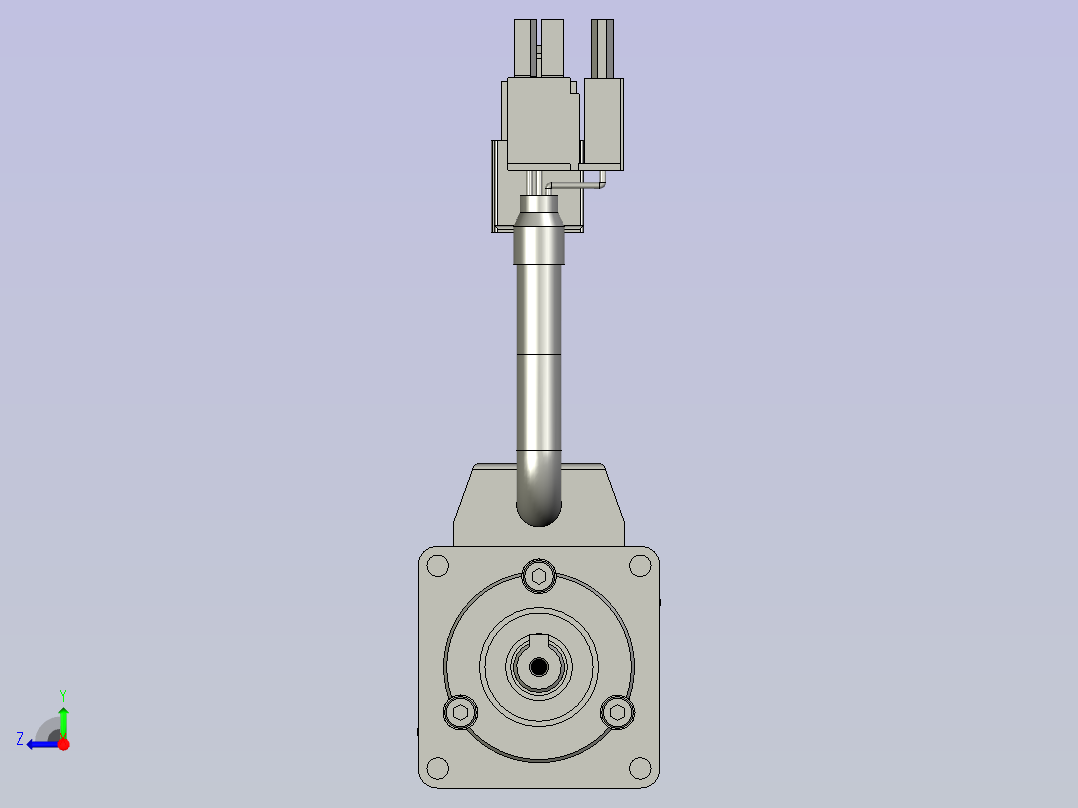 MSMF012L1V2100w低惯量增量型有刹车右视图