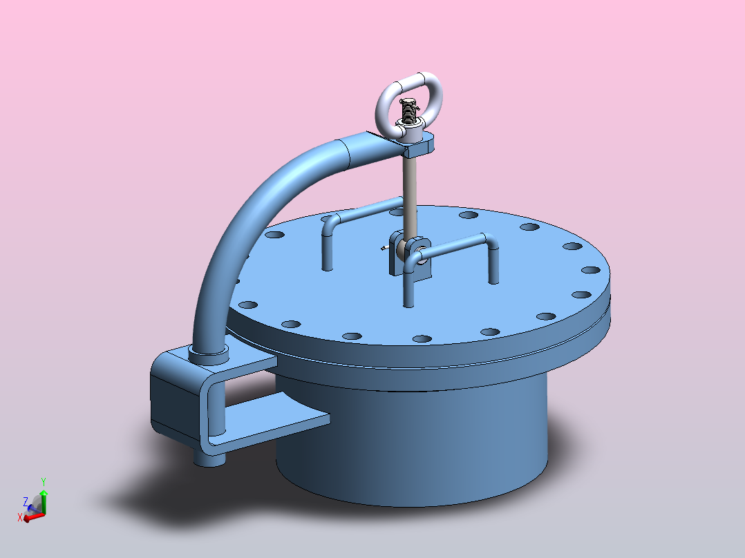 水平人孔16-150主视图