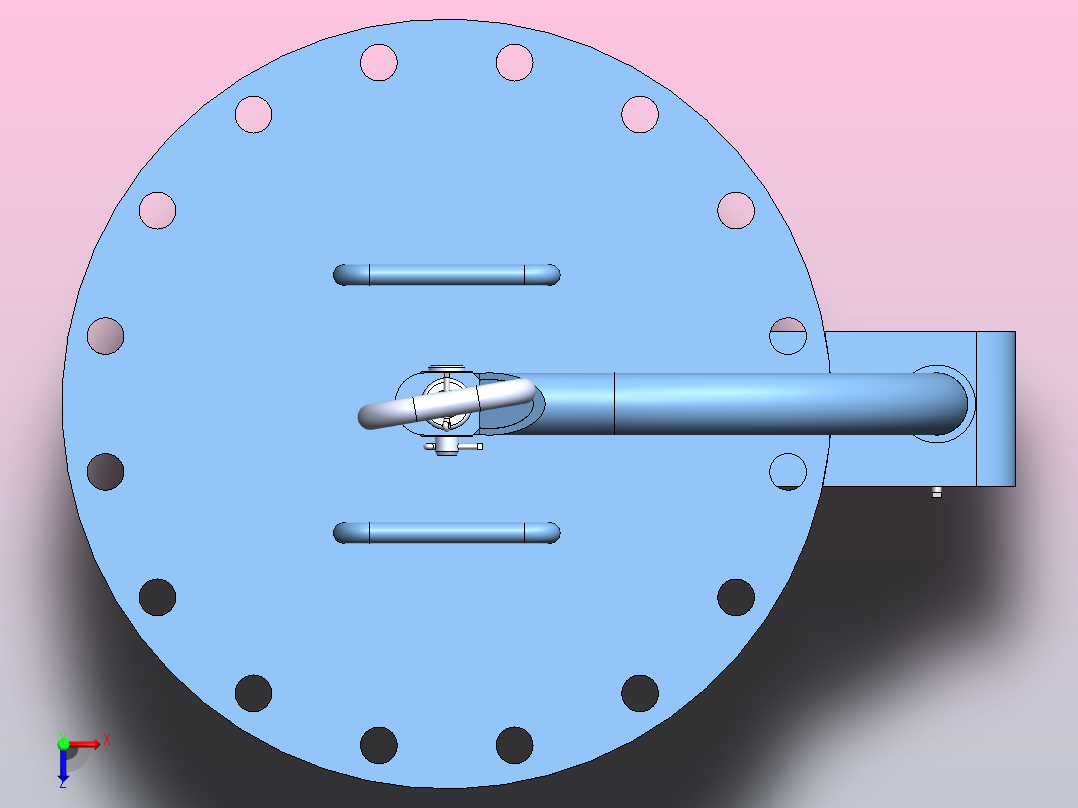水平人孔16-150俯视图