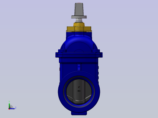 DN100承插闸阀左视缩略图
