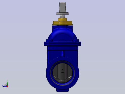 DN100承插闸阀右视缩略图