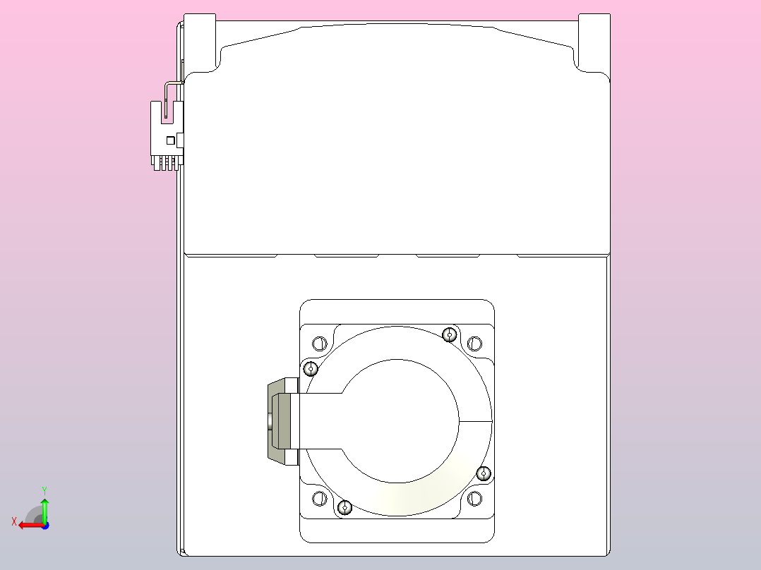日规模组半封闭丝杆TPA-HNR-175D-2510C-L400-MP-Y-P75-N3后视图