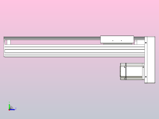日规模组半封闭丝杆TPA-HNR-175D-2510C-L400-MP-Y-P75-N3左视缩略图