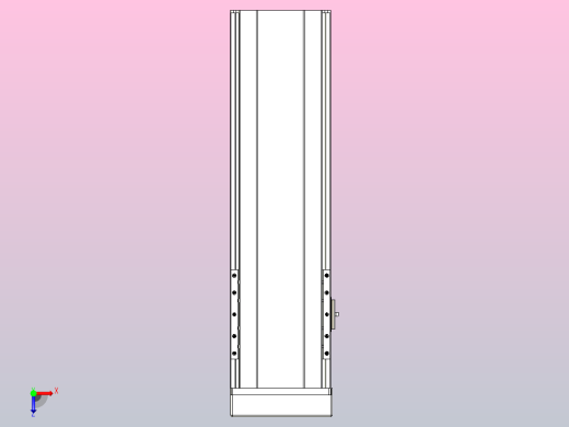 日规模组半封闭丝杆TPA-HNR-175D-2510C-L400-MP-Y-P75-N3俯视缩略图