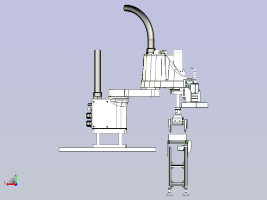 水平关节机器人视觉检测与抓具设计后视缩略图
