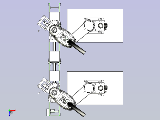 水平关节机器人视觉检测与抓具设计俯视缩略图