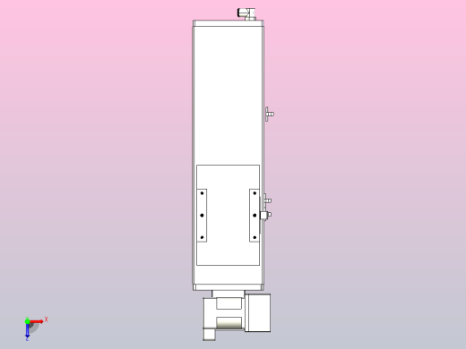 MCB14无尘皮带滑台[MCB14-L40-200-RU-P20-C3]俯视缩略图