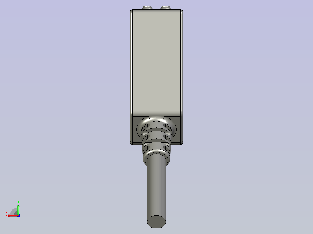 E3Z-D61-2M光电传感器后视图