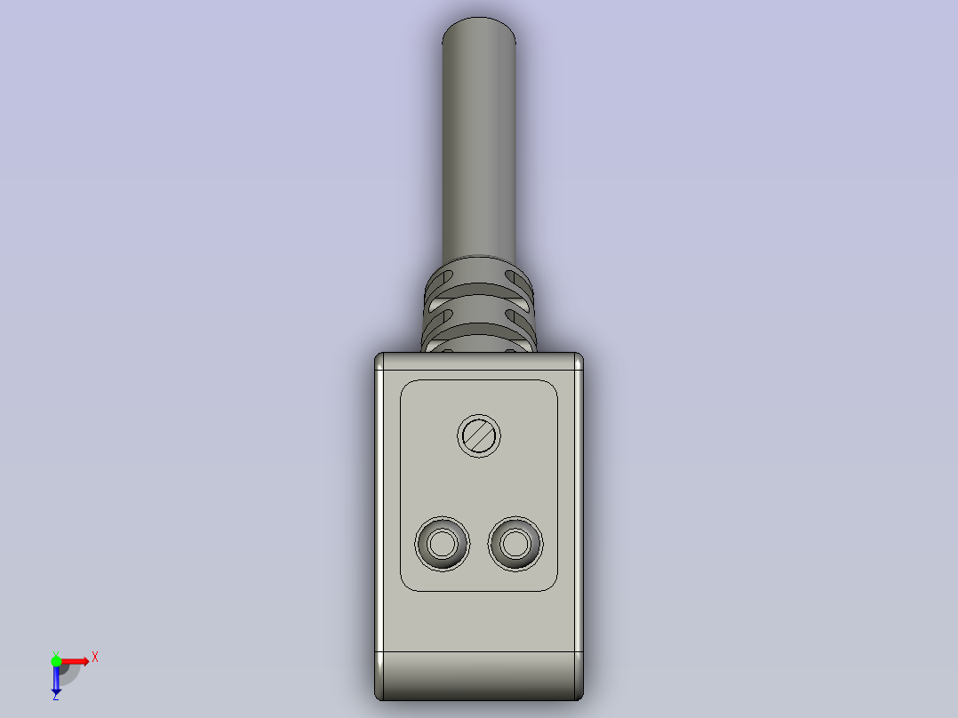 E3Z-D61-2M光电传感器俯视图